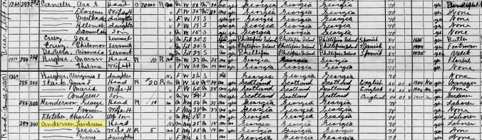 Landrum 1930 Census
